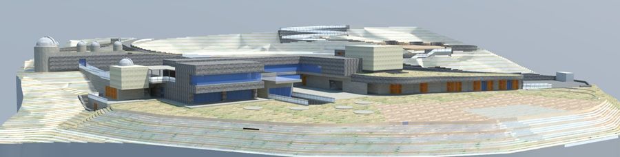 Imagen de cómo será el Centro de apoyo ambiental y recreativo de Mendo.