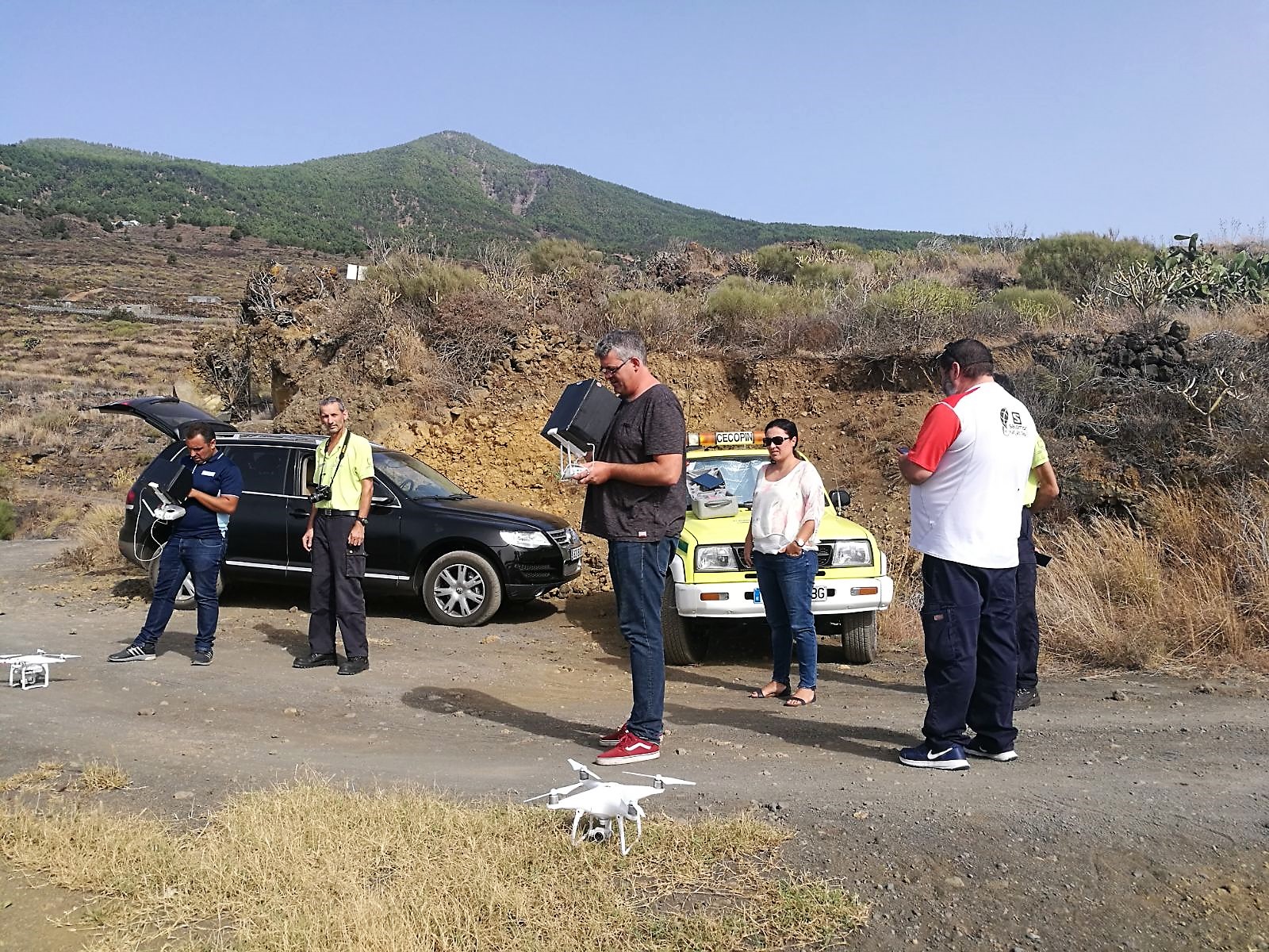 Drones CECOPIN Consejería de Emergencias Cabildo La Palma
