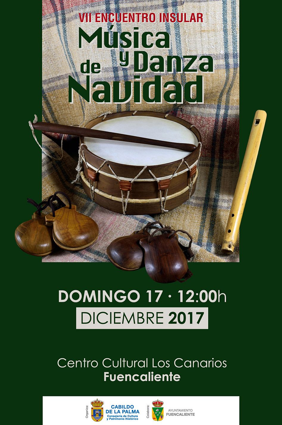 Cartel del VII Encuentro Insular Música y Danza de Navidad