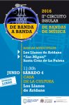 El circuito musical 'De Banda a Banda' llega este sábado a Los Llanos de Aridane