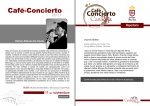 El ciclo musical 'Café-concierto' vuelve este sábado con la actuación de Esther Alfonso Da Costa