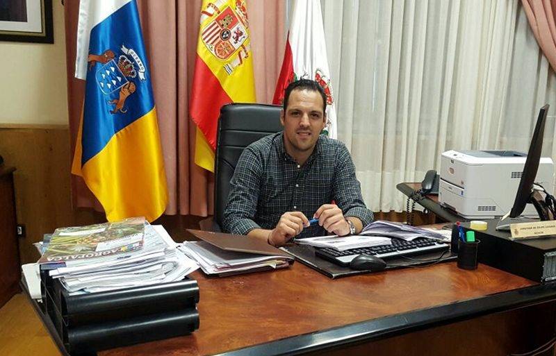 Jonathan Felipe Lorenzo, alcalde Breña Alta