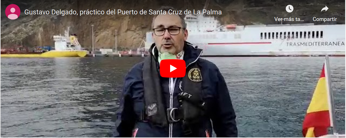 Gustavo Delgado, práctico del Puerto