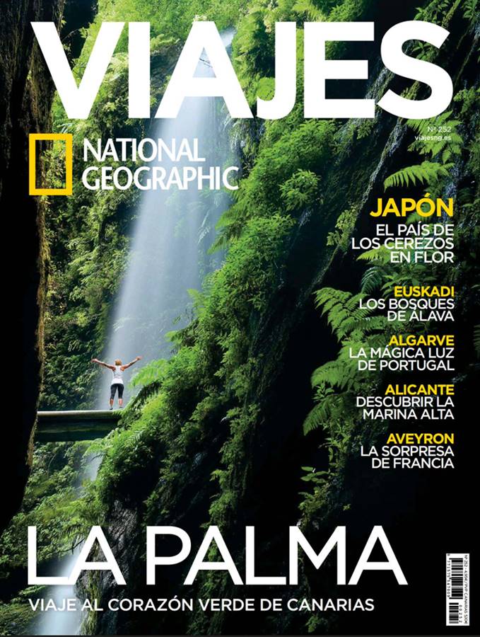 La Palma es portada por primera vez de la revista 'National Geographic' con  una espectacular foto de Saúl Santos - El Apurón