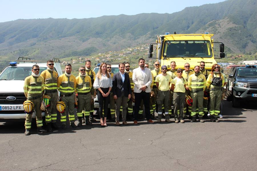 La Palma consolida un operativo de prevención y extinción de