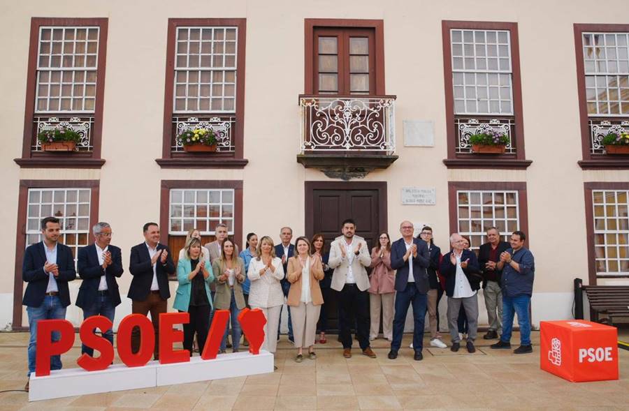 Presentación de la candidatura de Borja Perdomo en Villa de Mazo.