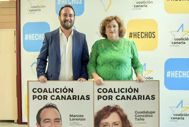 Coalición Canaria supera en La Palma los 10.900 votos al Congreso, 3.