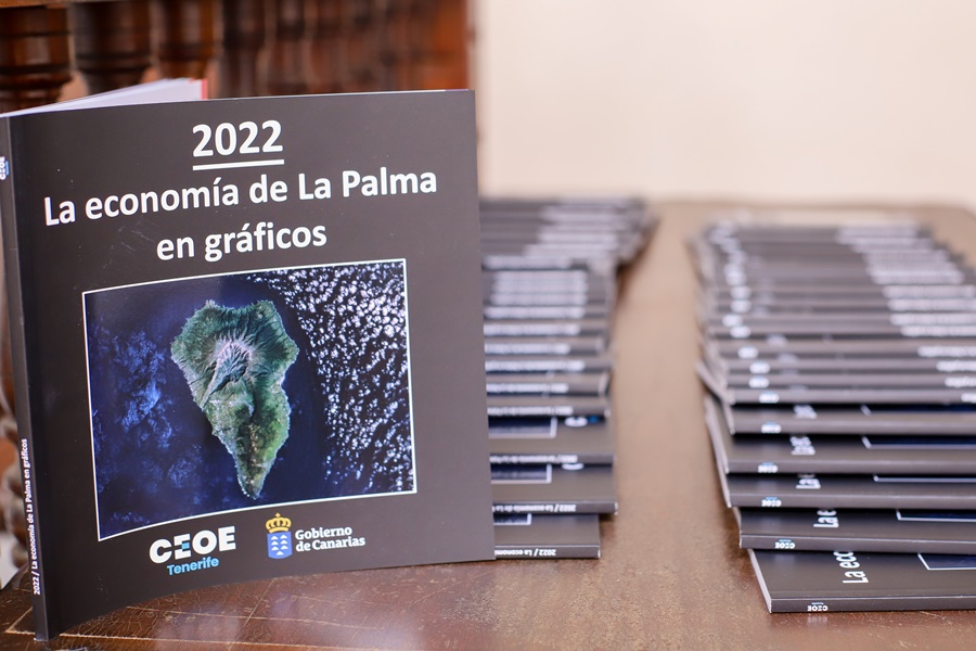 Presentación del libro "La Economía de La Palma en Gráficos 2022". Luis G Morera.
