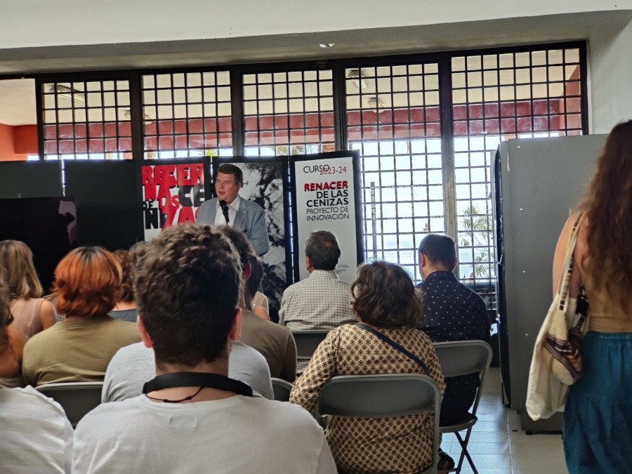 Francisco Rodríguez Machado en presentación 'Renacer de las cenizas'