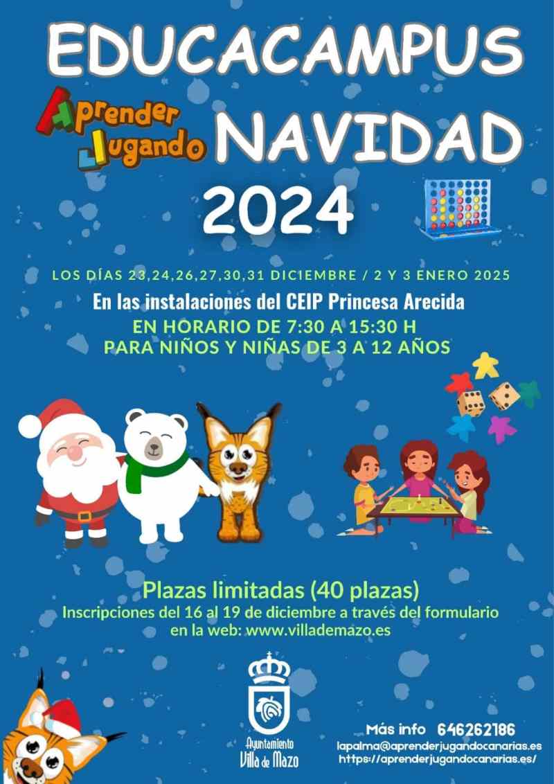 Cartel Campus Navidad