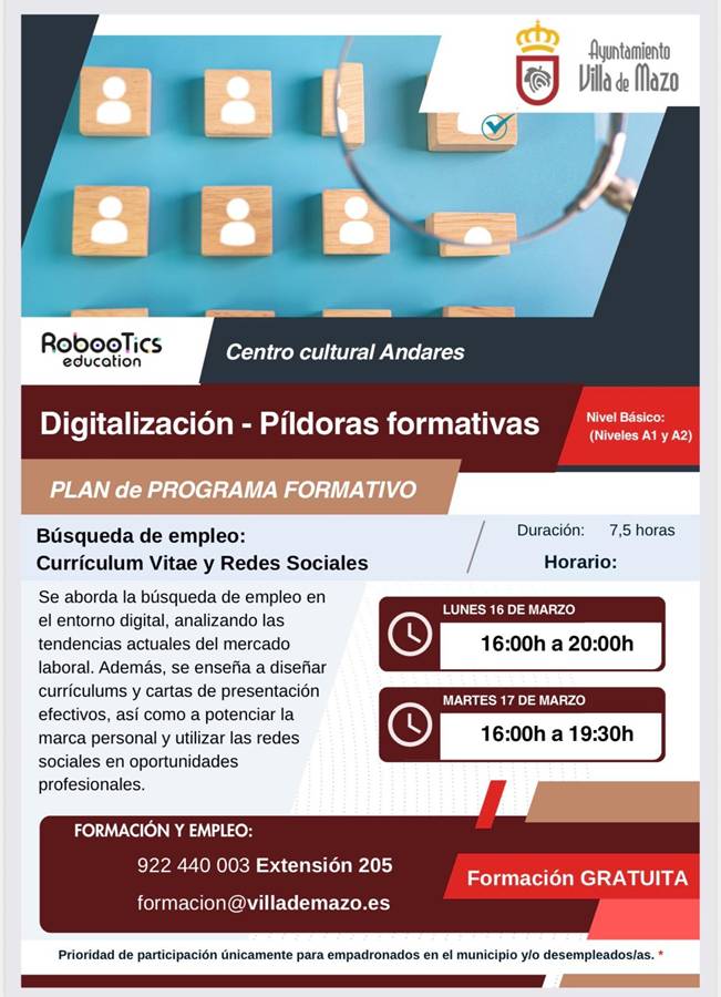 Cartel competencias digitales