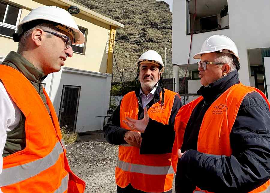 De izquierda a derecha - Héctor Izquierdo, Carlos García y Joaquín Hernández