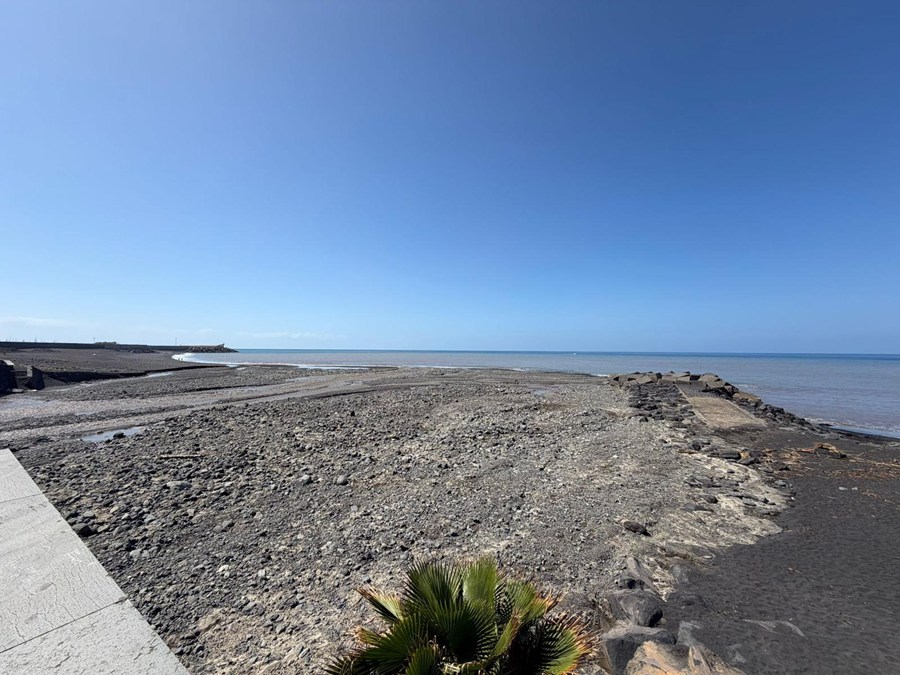 Tazacorte activa medidas urgentes en los barrancos y la Playa del Puerto tras los daños de la borrasca Therese