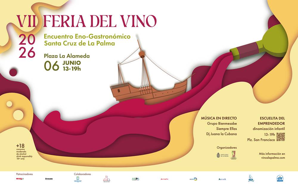 Cartel Feria Vino - Alicia Ponce.