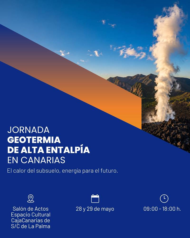 Cartel Jornada Geotermia La Palma