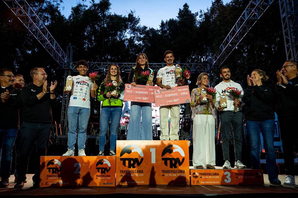 Podio palmero Media Maratón.