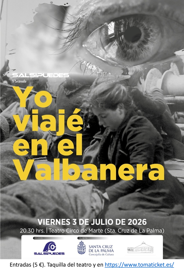 Cartel Yo Viajé en el Valbanera