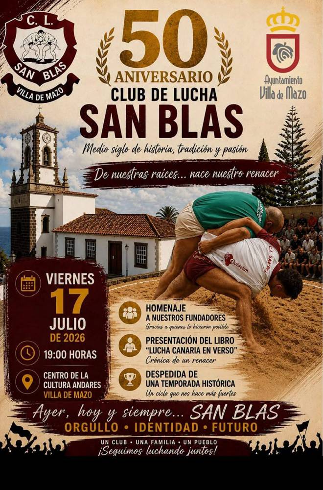 Cartel Aniversario Lucha San Blas (2)