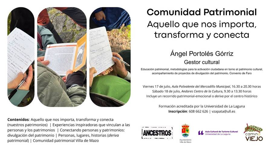 Comunidad Patrimonial cartel