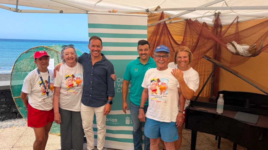 130826 NP Oficinas Verdes de Canarias y usuarios de Cruz Roja de La Palma transforman residuos marinos en música 1
