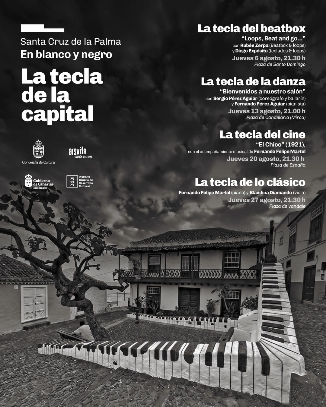 Cartel tecla de la capital