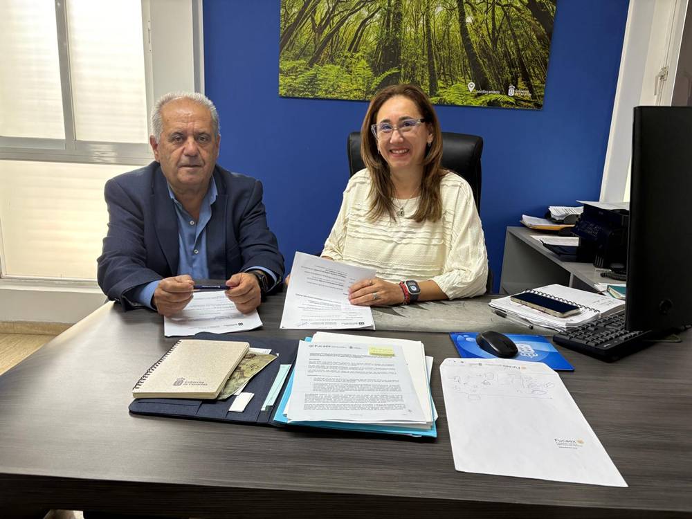Perestelo con Dayana Morales.